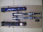 self leveling suspension shocks taken apart...can be taken apart and rebuilt !!!