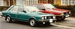 JimC: My first two Audis. No longer have either. Photo circa 1984.