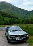 Working in West Yorkshire at the time, and having taken possession recently, this is how she looked on her first trip to Glen Nevis. No major changes...